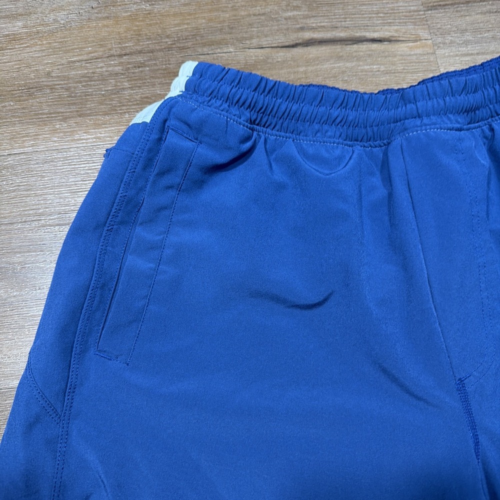 Birddogs Mens LARGE Classic 7" Blue Lined Shorts Drawstring Boom Boomstick White - Picture 2 of 7